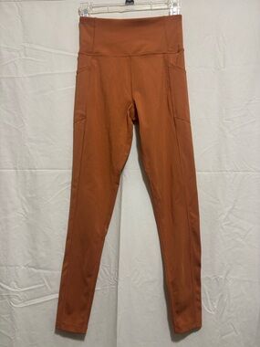 Calvin Klein Performance Burnt Orange Stretch Leggings